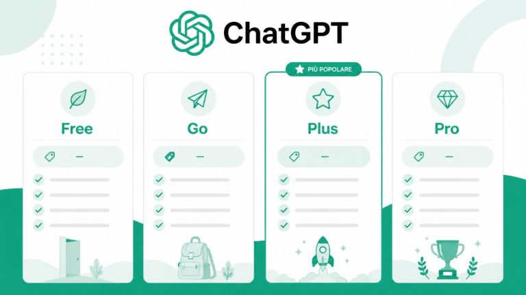 prezzi chatgpt piani free go plus pro