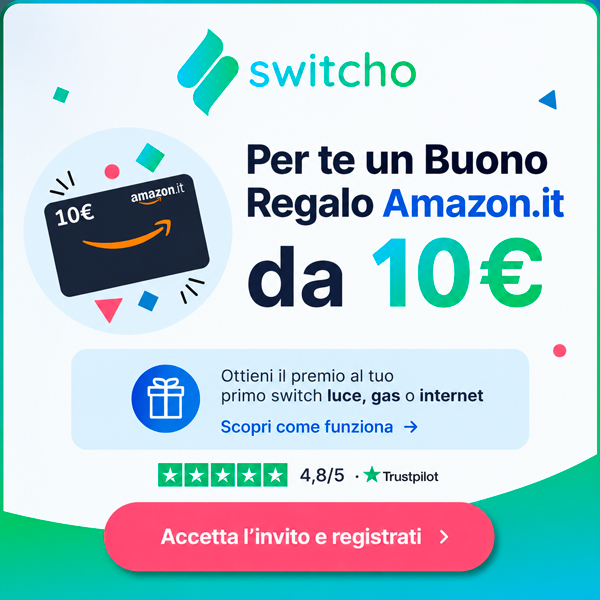 switcho buono amazon codice amico