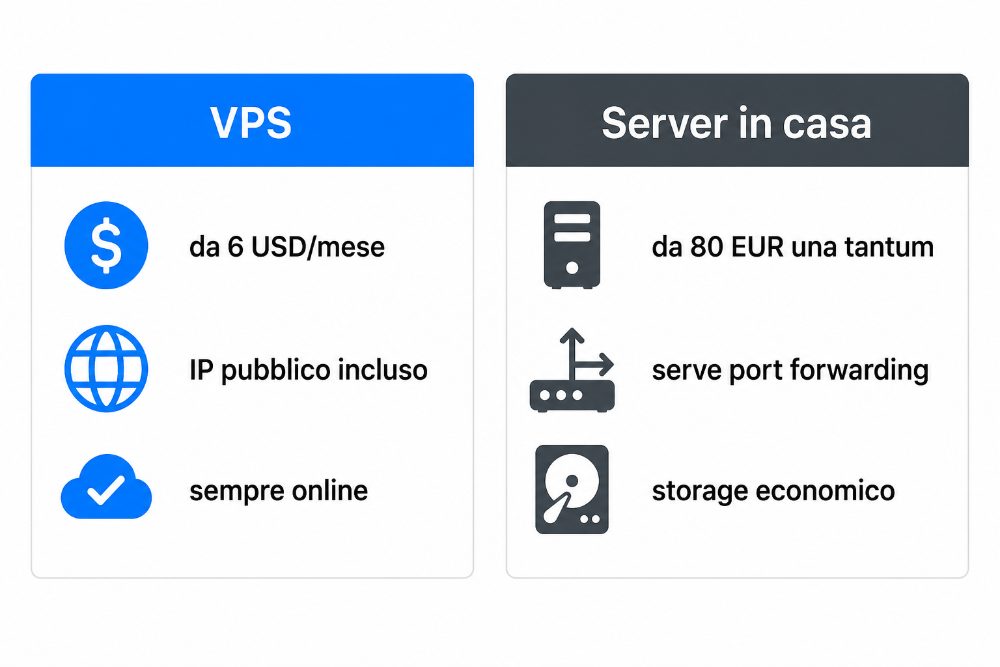 vps o server in casa self hosting vps o server in casa self hosting