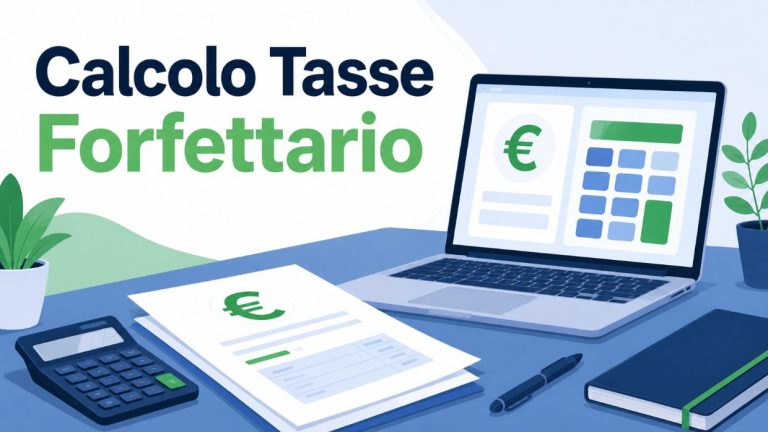calcolo tasse partita iva forfettaria