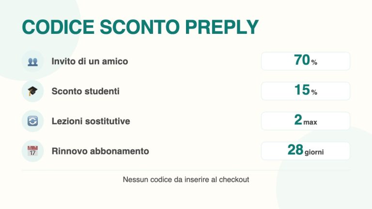 Codice sconto Preply e agevolazioni ufficiali
