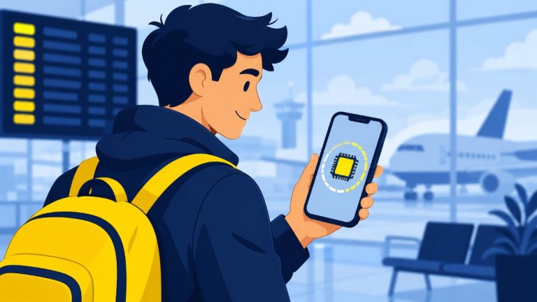 Come funziona Saily eSIM: installazione del profilo dallo smartphone in aeroporto