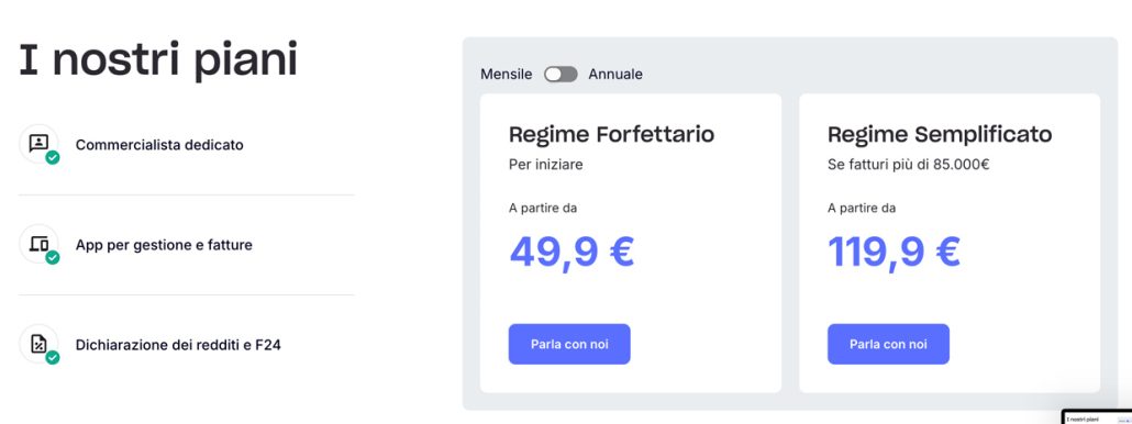 Costo Fiscozen commercialista online in abbonamento mensile Costo Fiscozen commercialista online in abbonamento mensile