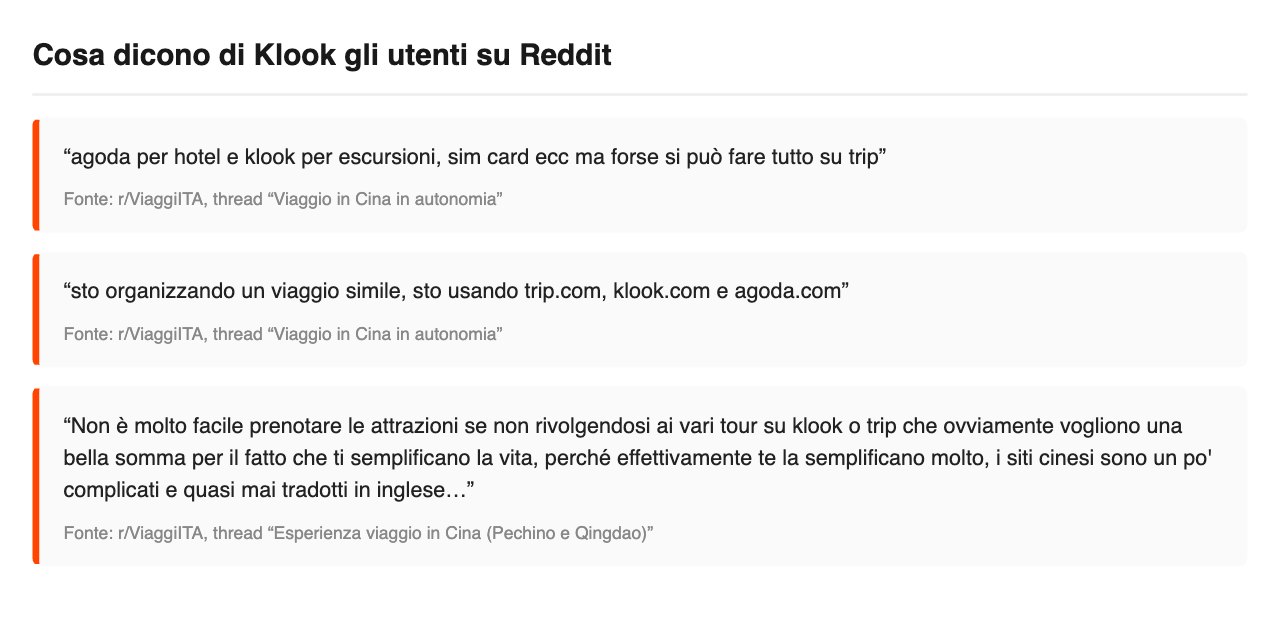 Opinioni Klook su Reddit Opinioni Klook su Reddit: commenti di viaggiatori italiani da r/ViaggiITA