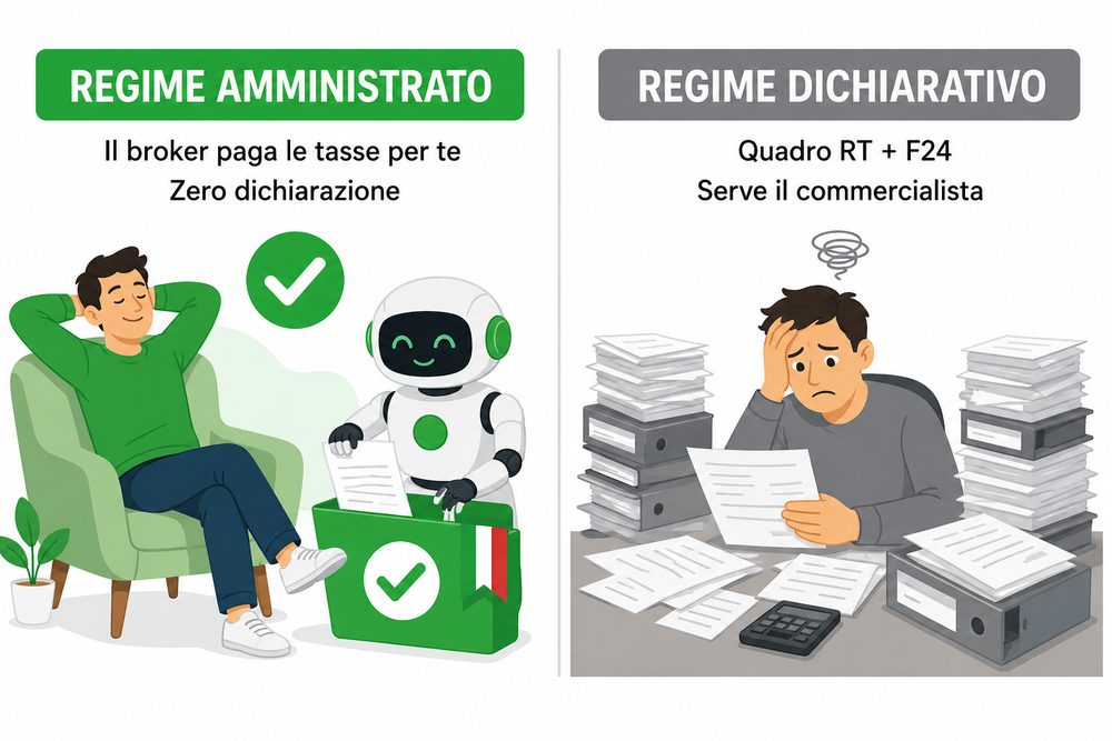 regime amministrato vs dichiarativo differenze