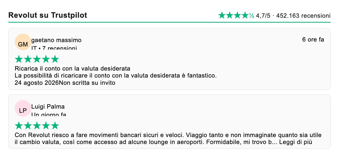 recensioni revolut ricarica e viaggi trustpilot recensioni revolut ricarica e viaggi trustpilot