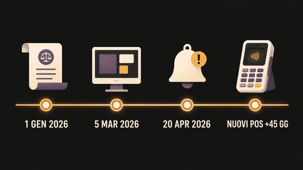 scadenze collegamento pos registratore di cassa timeline scadenze collegamento pos registratore di cassa timeline