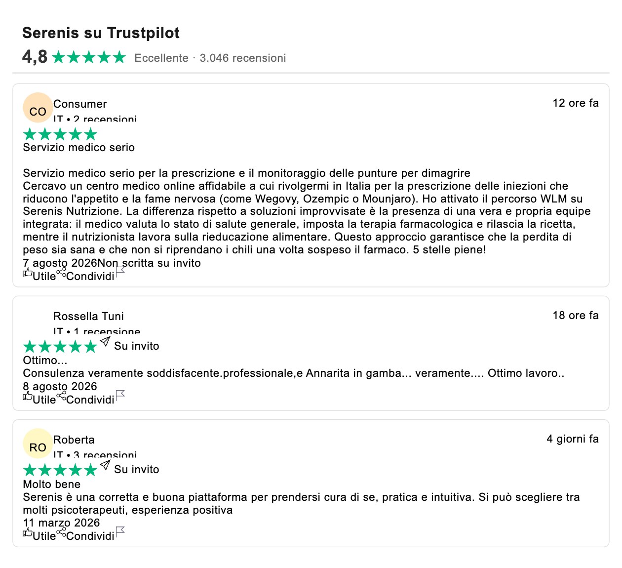 Serenis recensioni Trustpilot Serenis recensioni Trustpilot