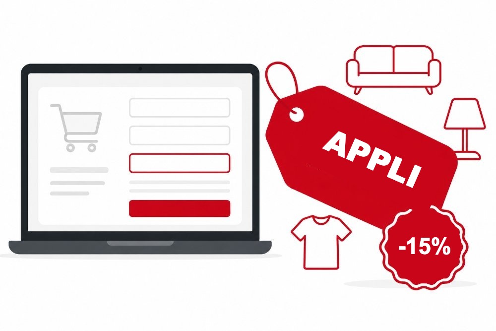 Codice sconto La Redoute APPLI applicato al checkout con extra 15% Codice sconto La Redoute APPLI applicato al checkout con extra 15%
