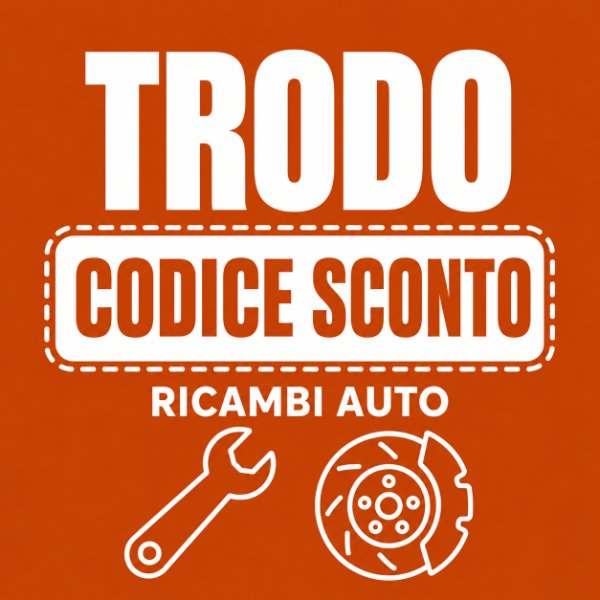 Codice sconto Trodo per i ricambi auto