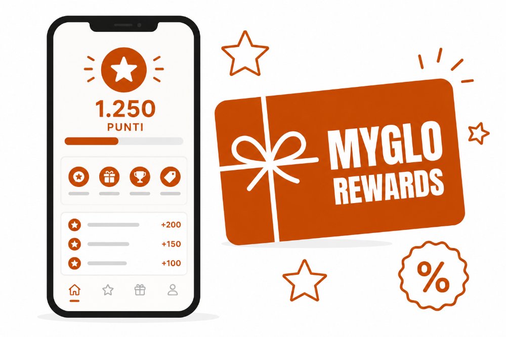 myglo Rewards: punti e buoni sconto del programma fedelta glo