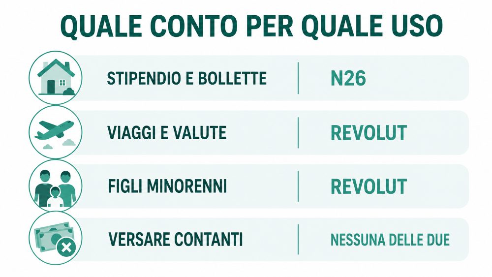 n26 o revolut quale scegliere n26 o revolut quale scegliere