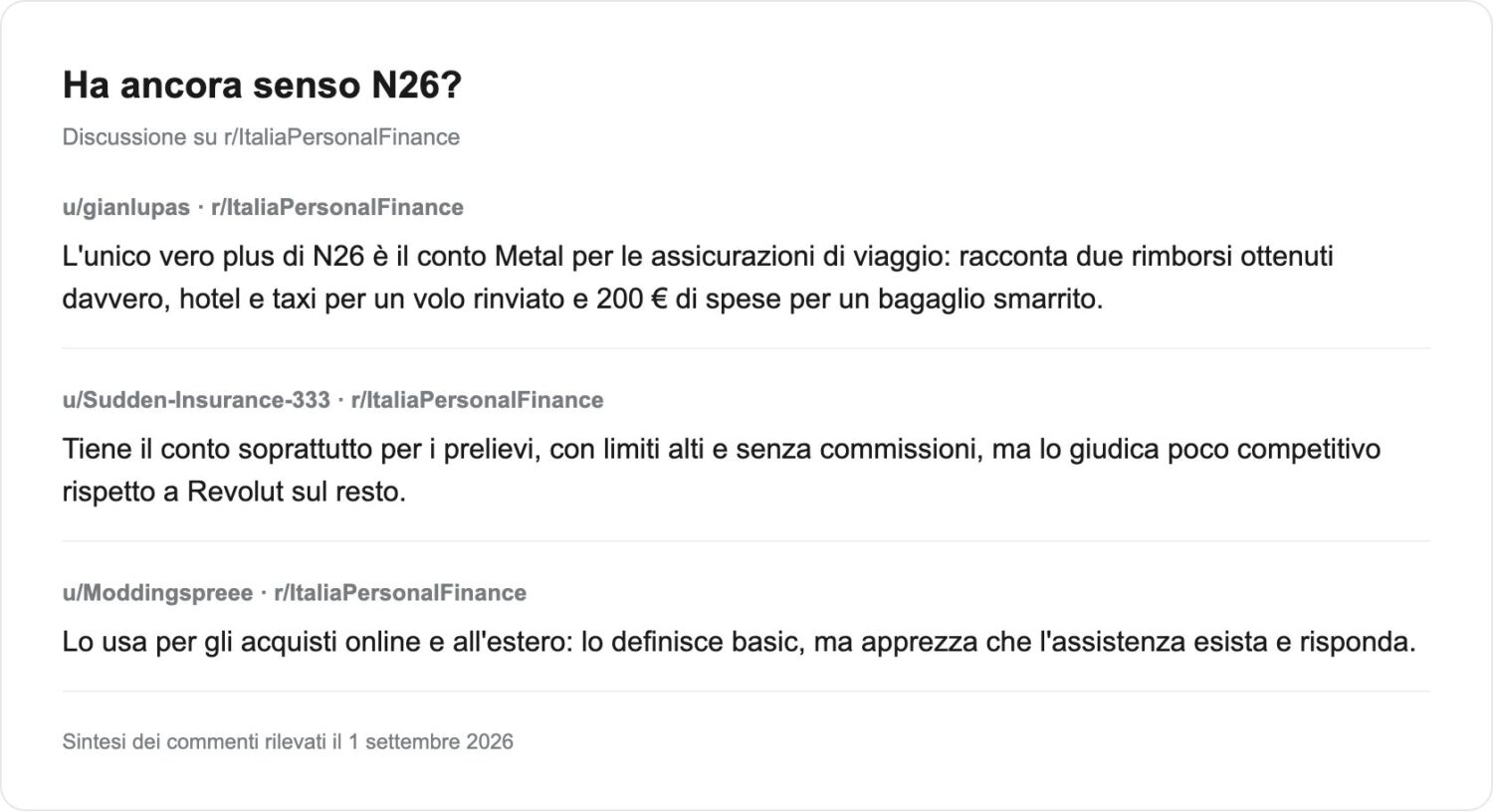 n26 recensioni reddit n26 recensioni reddit