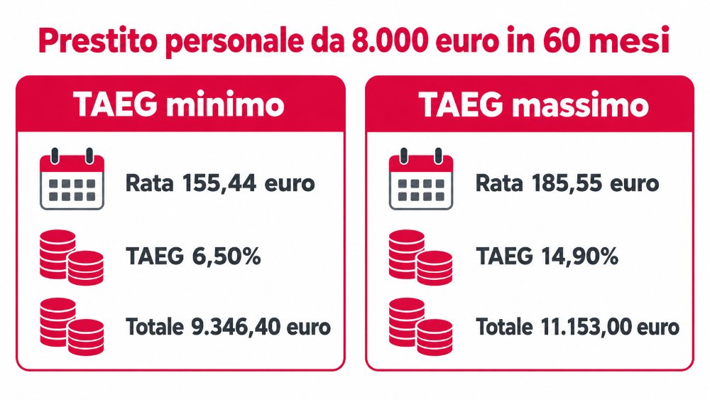 Prestito Cofidis esempio TAEG minimo e massimo Prestito Cofidis esempio TAEG minimo e massimo