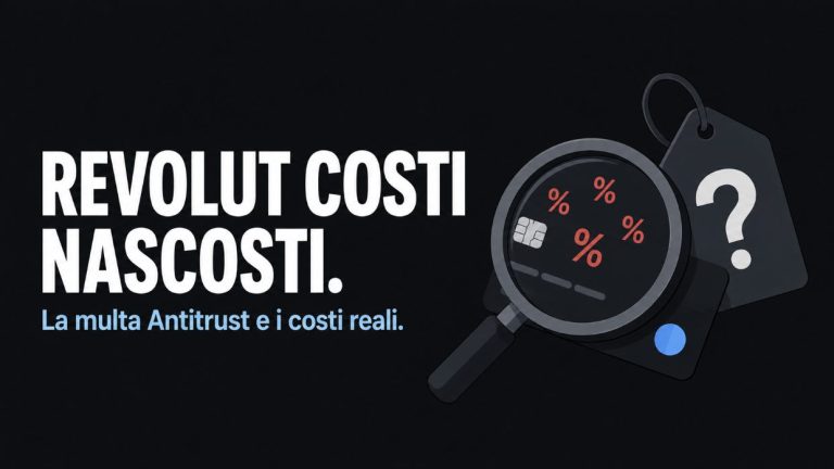 revolut costi nascosti la multa antitrust e i costi reali