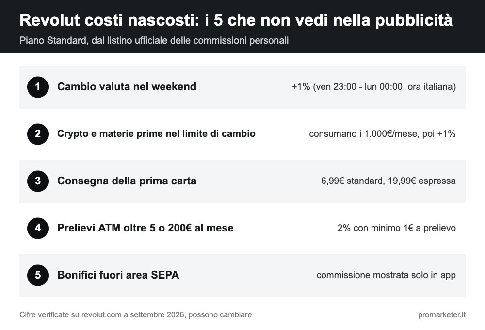 revolut costi nascosti i cinque costi non dichiarati revolut costi nascosti i cinque costi non dichiarati