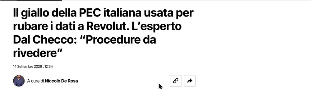 revolut pec prefettura truffa fanpage