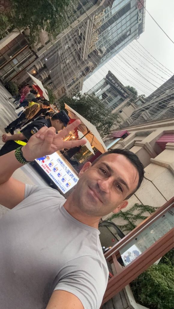 Alessandro Sabbatini a Chongqing in Cina, ottobre 2026