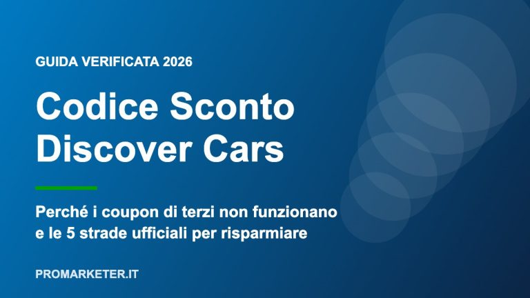 codice sconto discover cars