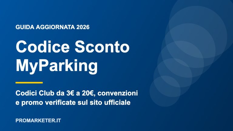 codice sconto myparking