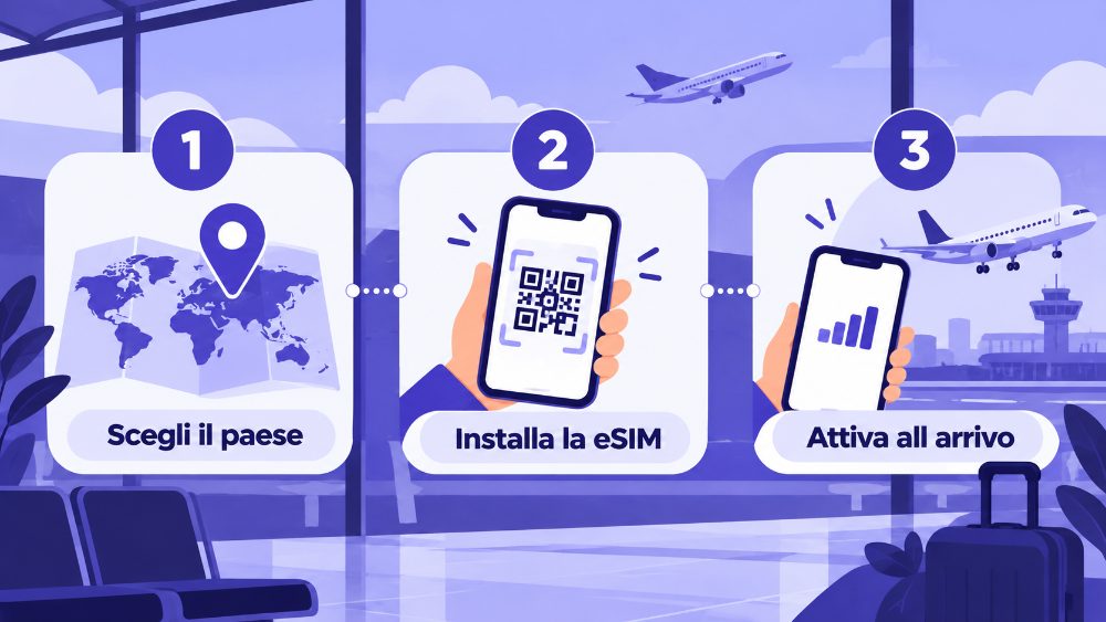 Jetpac eSIM come si installa Jetpac eSIM come si installa