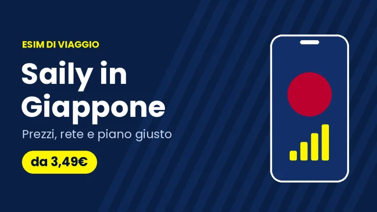 Saily Giappone eSIM prezzi e rete