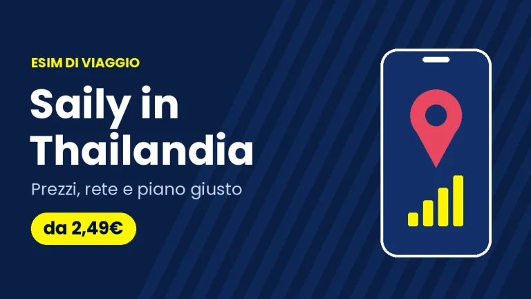 Saily Thailandia eSIM prezzi e piani