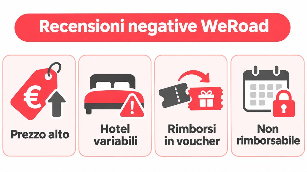 WeRoad recensioni negative WeRoad recensioni negative